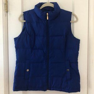 Charter Club Blue Puffer Vest